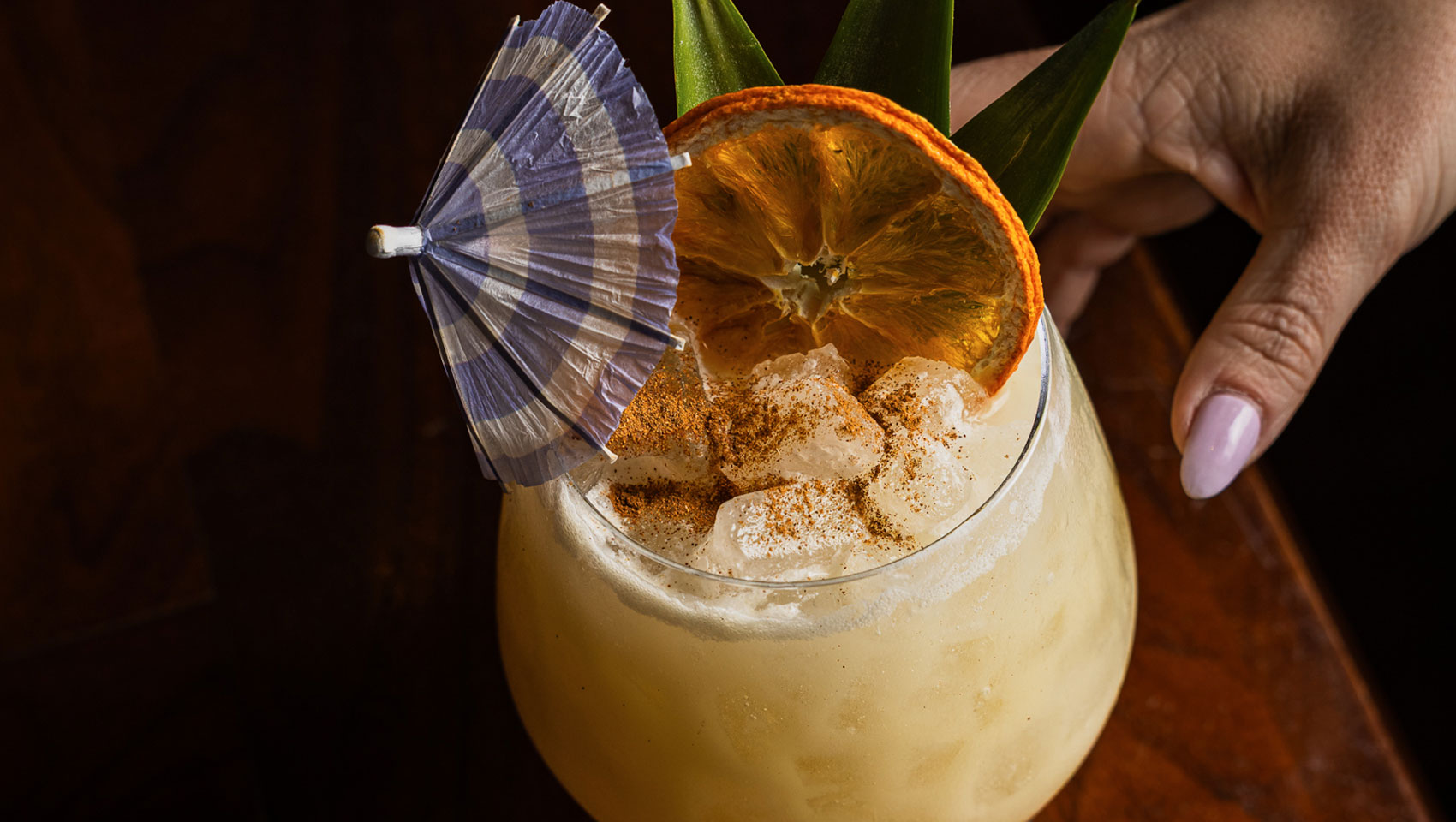 Cocktail with umbrella