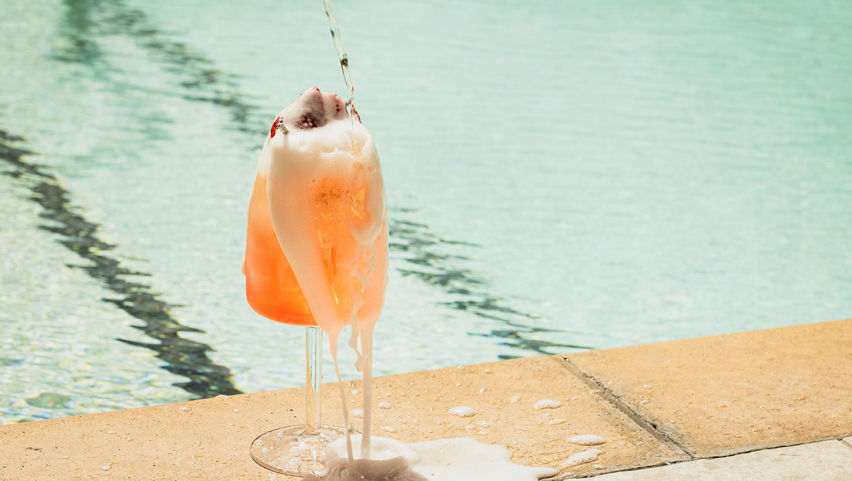 Cocktail by the pool