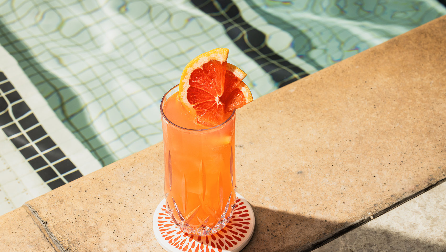 Cocktail by the pool