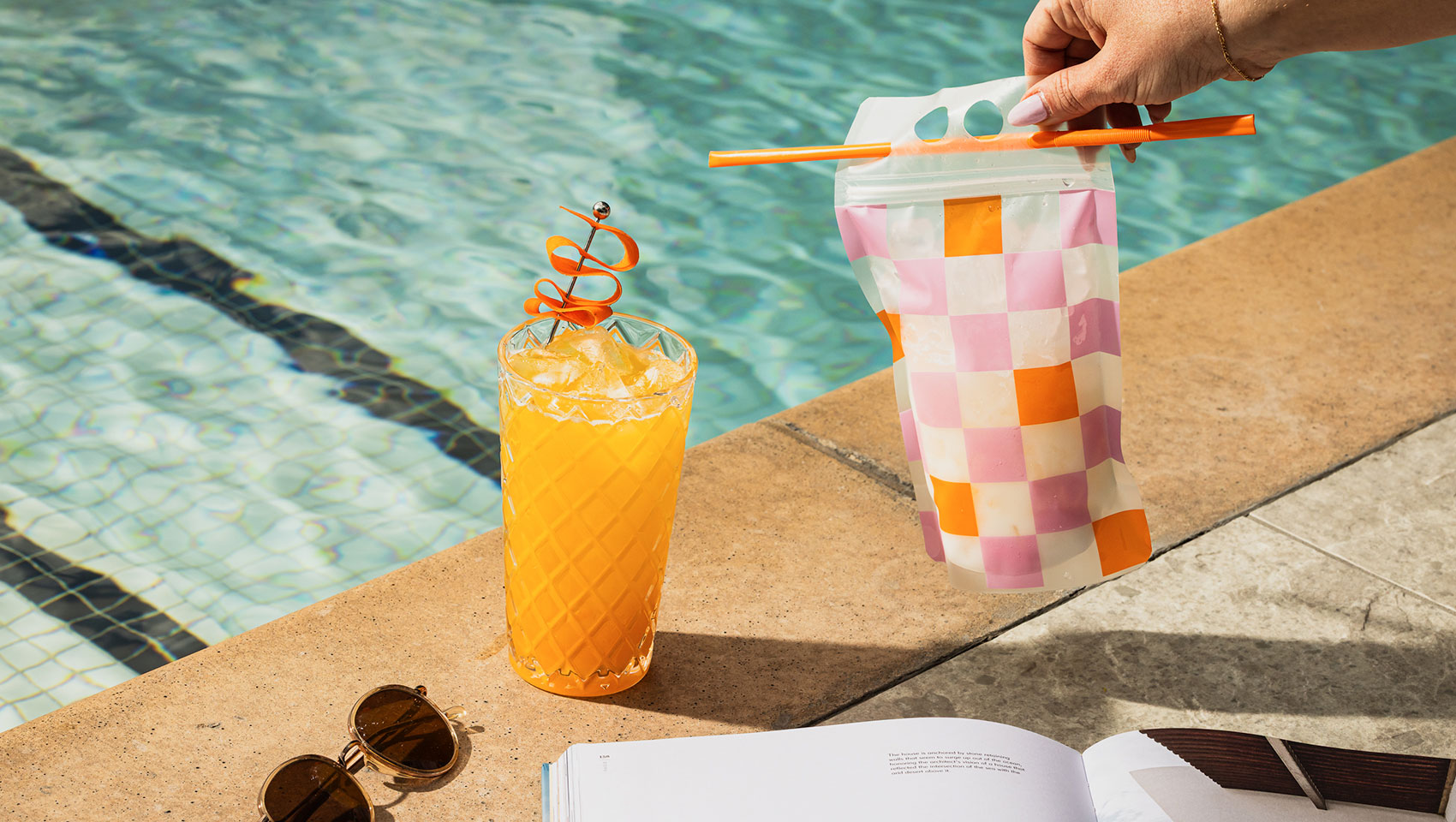 Cocktails by the pool