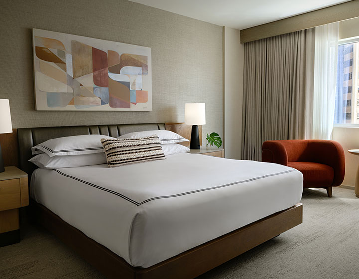 Kimpton Hotel Palomar Phoenix King Guestroom after renovation