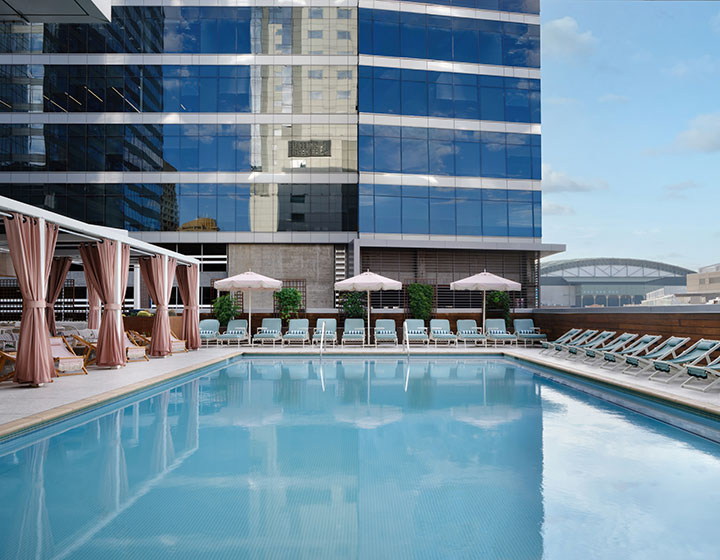Kimpton Hotel Palomar Phoenix Rooftop Pool after renovation