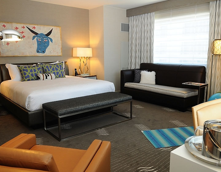 Kimpton Hotel Palomar Phoenix Guestroom prior to renovation